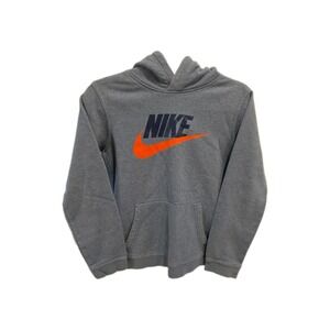 Nike Grey Nike Spellout Hoodie Sweatshirt Size Youth Large Kids Extra Large XL